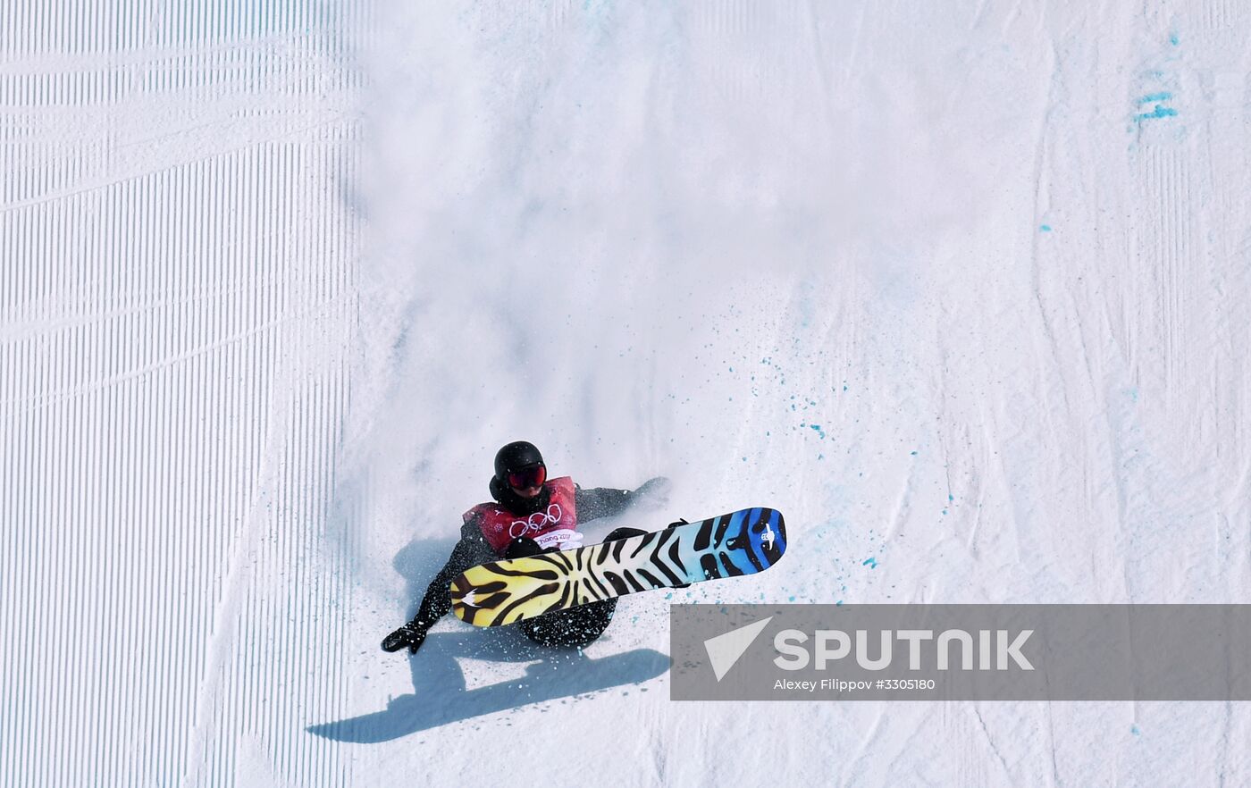 2018 Winter Olympics. Snowboarding. Men. Big air. Qualification