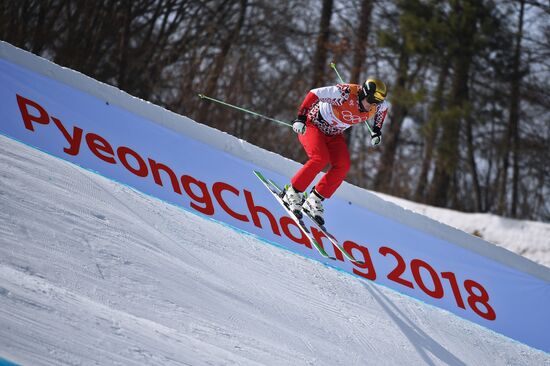 2018 Winter Olympics. Freestyle skiing. Men. Ski cross