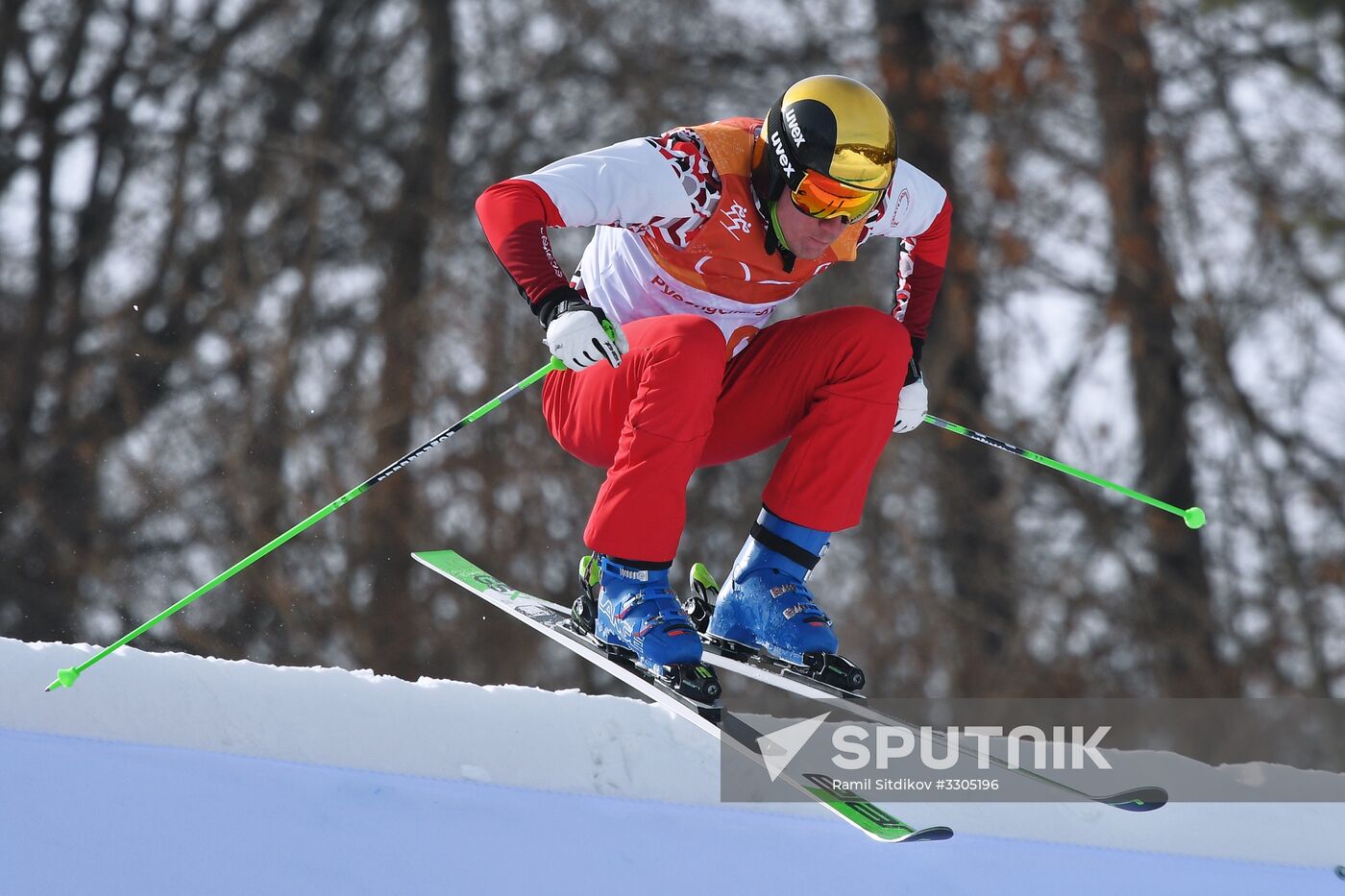 2018 Winter Olympics. Freestyle skiing. Men. Ski cross