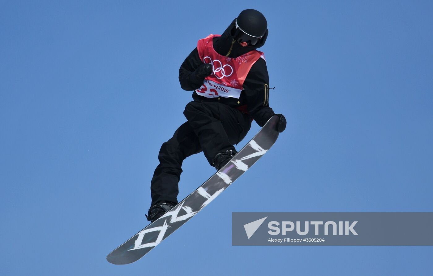 2018 Winter Olympics. Snowboarding. Men. Big air. Qualification