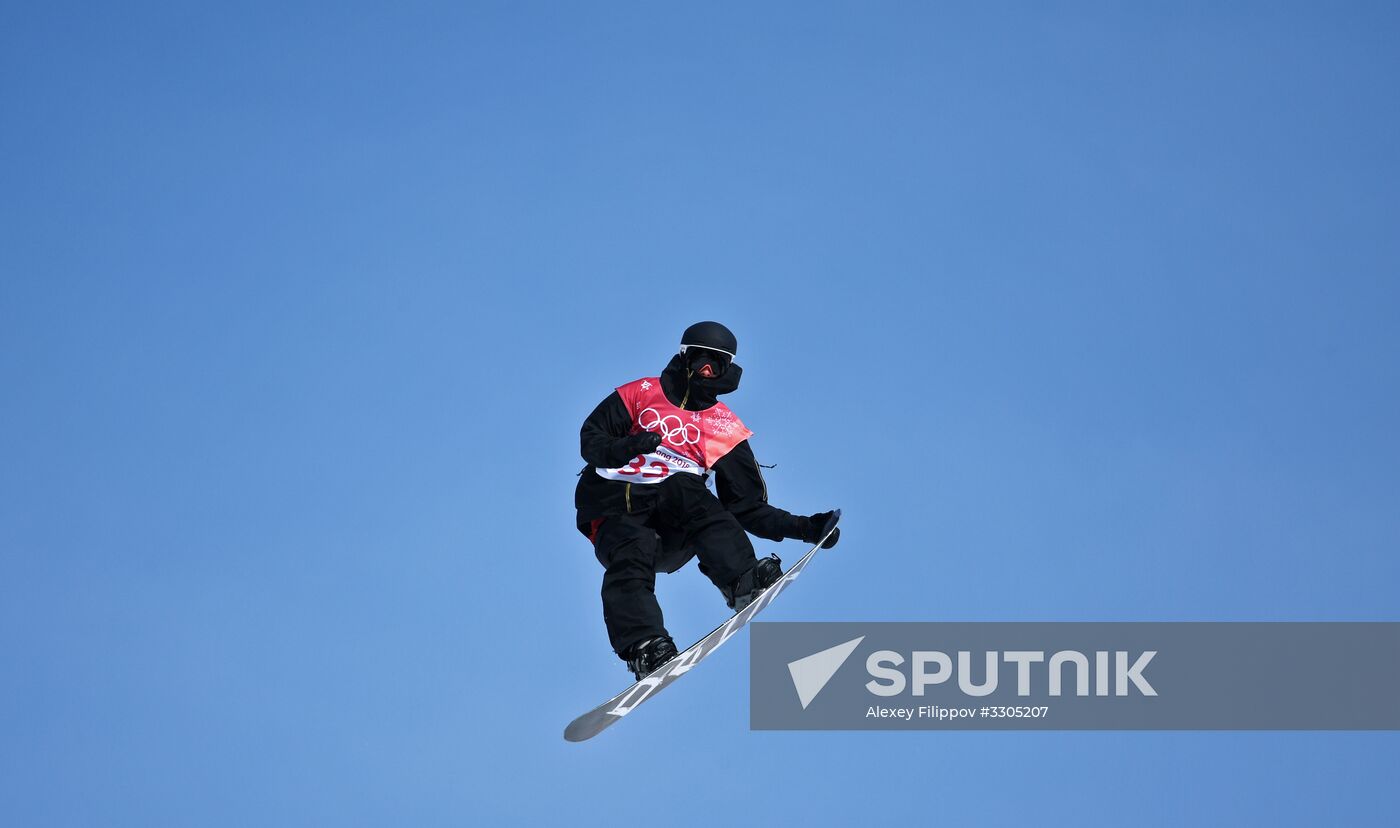 2018 Winter Olympics. Snowboarding. Men. Big air. Qualification