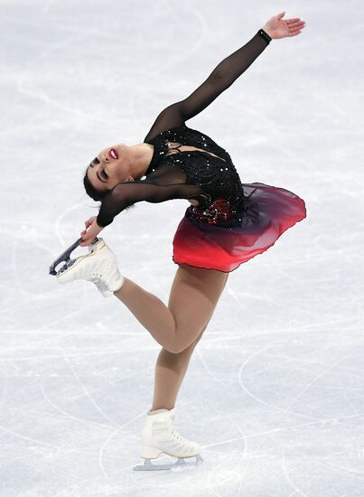 2018 Winter Olympics. Figure skating. Women. Short program