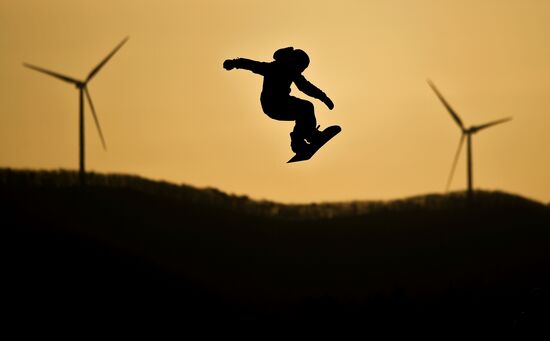 2018 Winter Olympics. Snowboarding. Men. Big air. Qualification