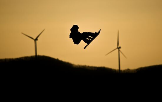 2018 Winter Olympics. Snowboarding. Men. Big air. Qualification