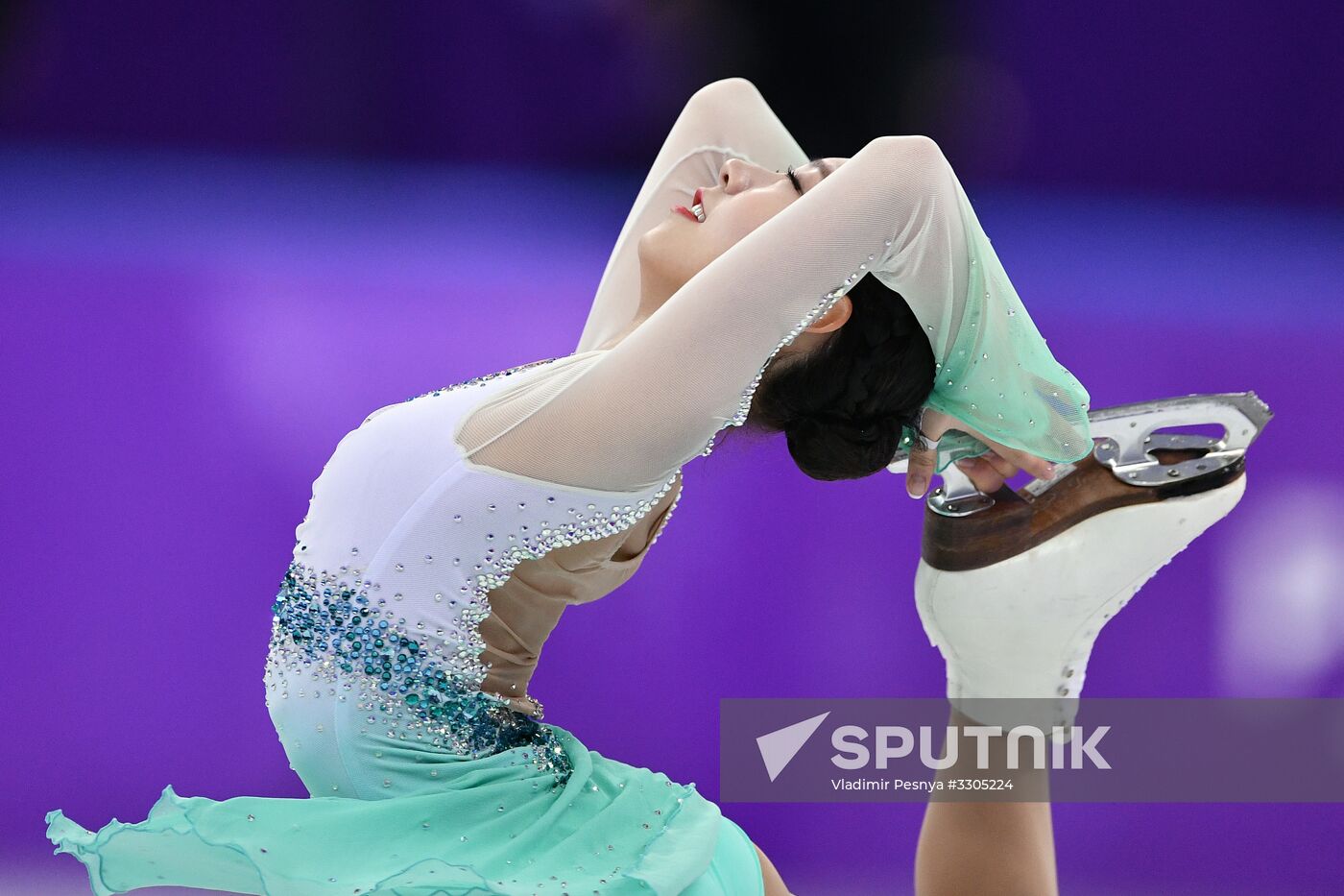 2018 Winter Olympics. Figure skating. Women. Short program