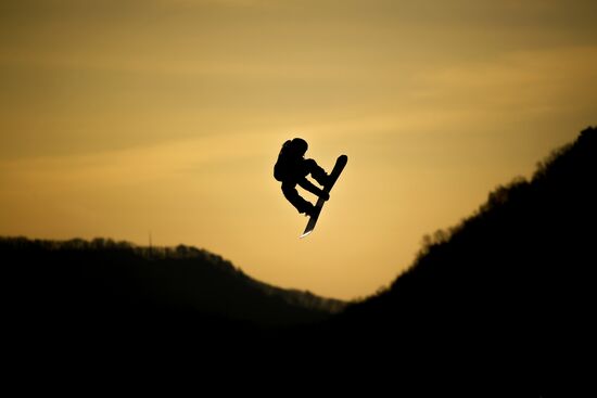 2018 Winter Olympics. Snowboarding. Men. Big air. Qualification