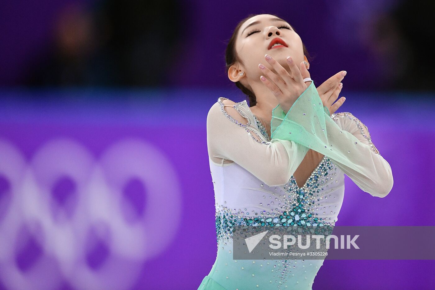 2018 Winter Olympics. Figure skating. Women. Short program