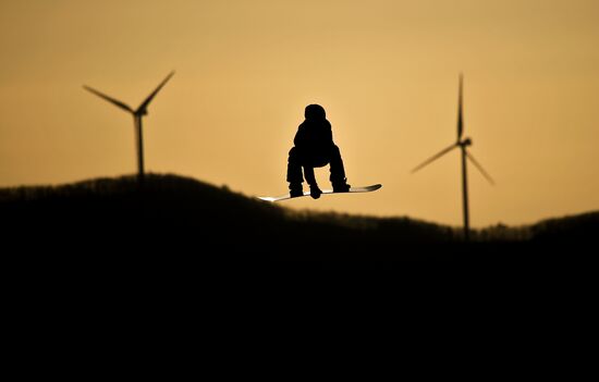 2018 Winter Olympics. Snowboarding. Men. Big air. Qualification