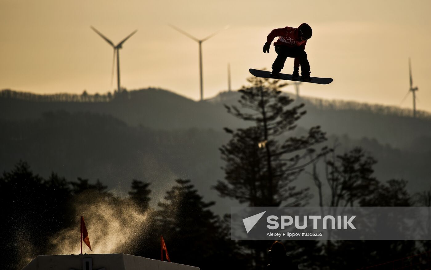 2018 Winter Olympics. Snowboarding. Men. Big air. Qualification