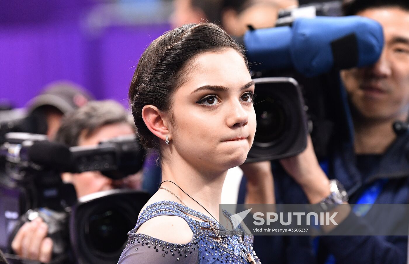 2018 Winter Olympics. Figure skating. Women. Short program