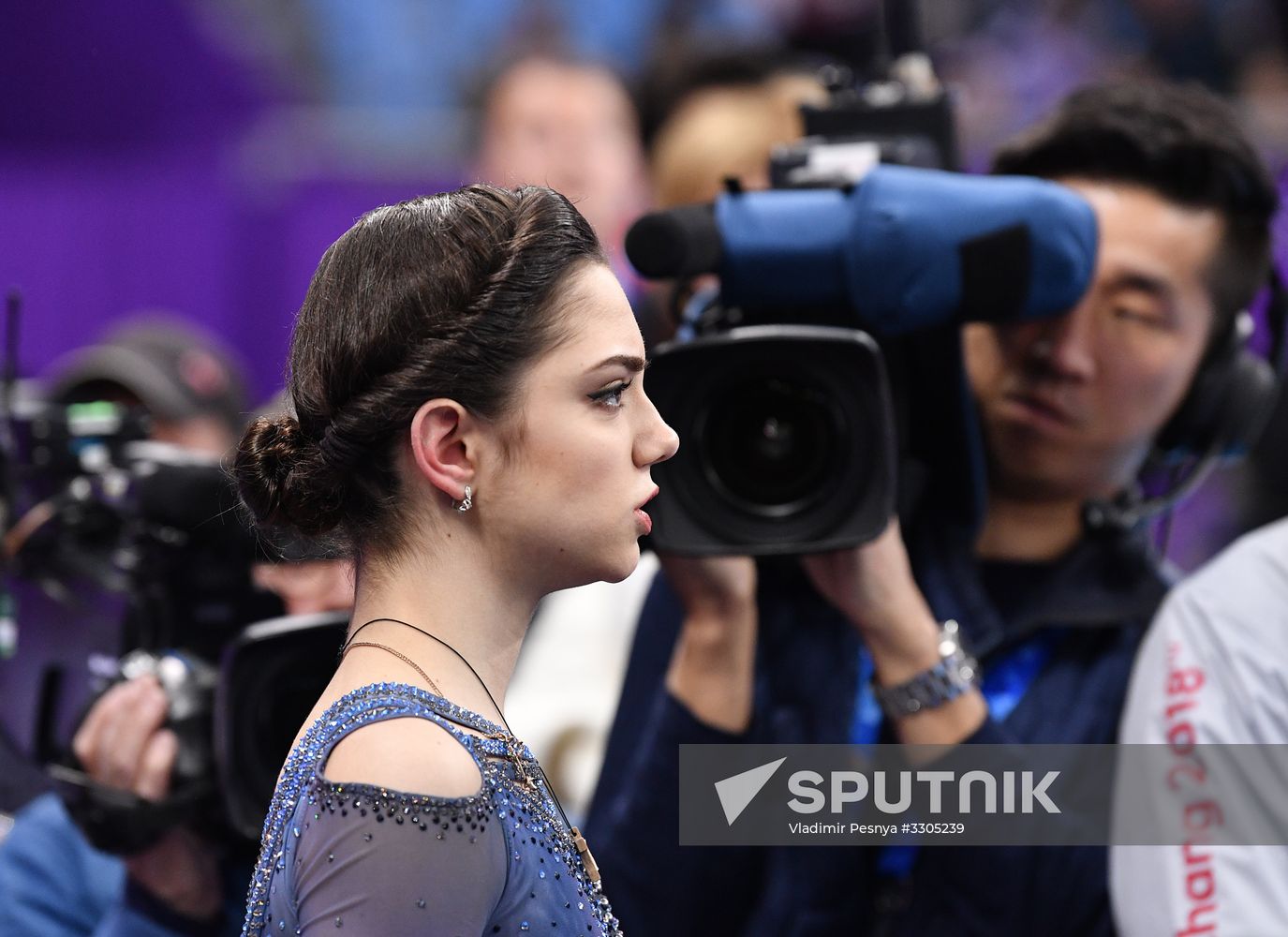 2018 Winter Olympics. Figure skating. Women. Short program