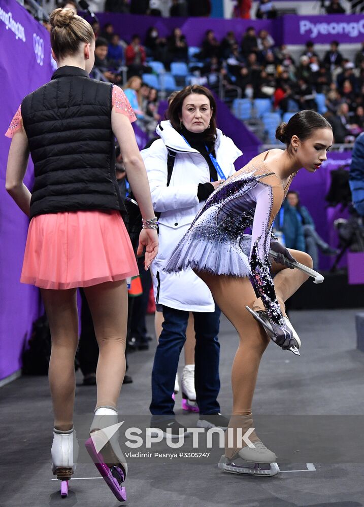 2018 Winter Olympics. Figure skating. Women. Short program