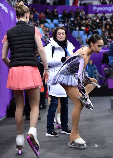 2018 Winter Olympics. Figure skating. Women. Short program