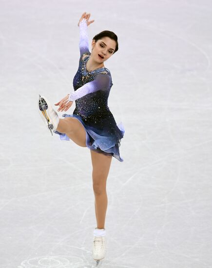 2018 Winter Olympics. Figure skating. Women. Short program
