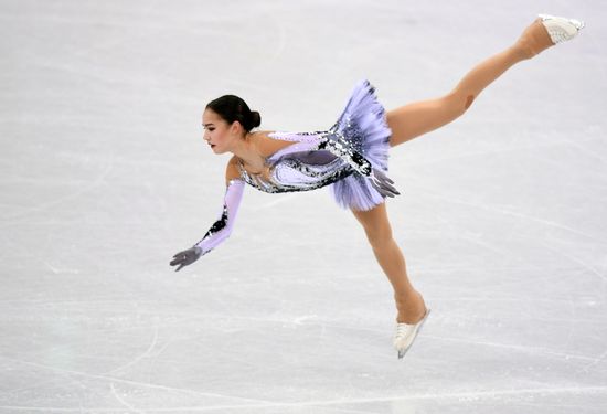 2018 Winter Olympics. Figure skating. Women. Short program