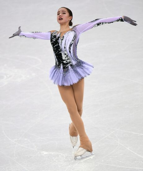 2018 Winter Olympics. Figure skating. Women. Short program