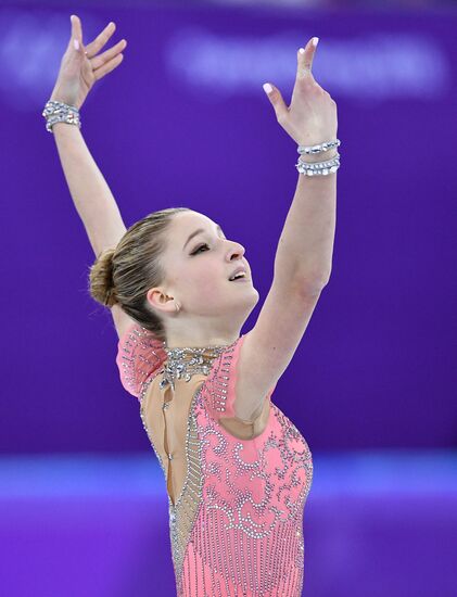 2018 Winter Olympics. Figure skating. Women. Short program