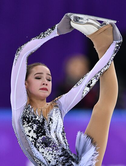 2018 Winter Olympics. Figure skating. Women. Short program