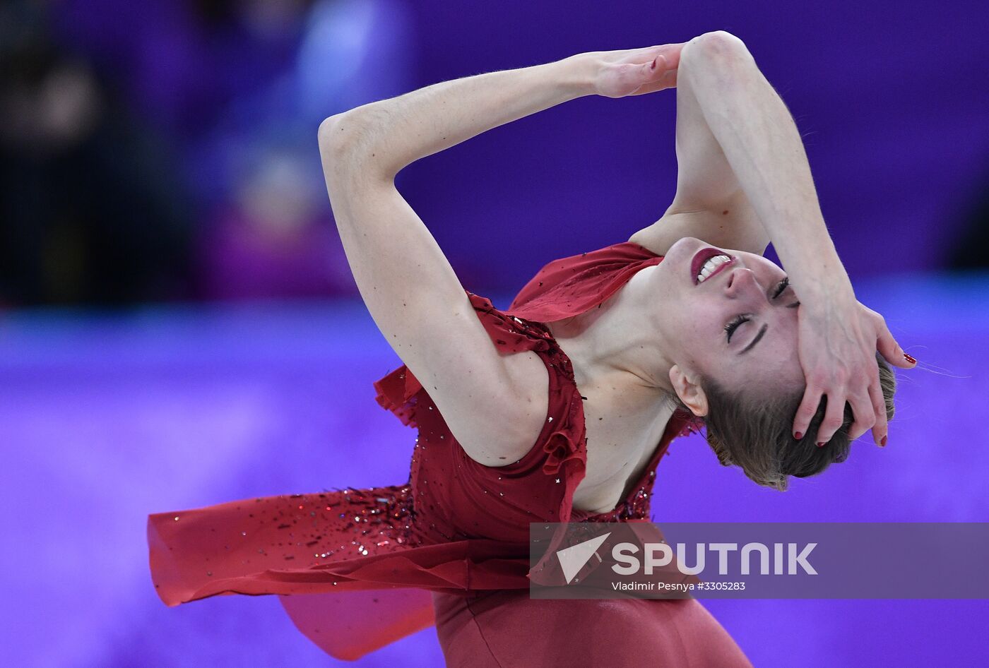 2018 Winter Olympics. Figure skating. Women. Short program