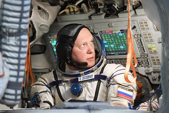 Full drill and testing for ISS Expedition 55/56 main crew