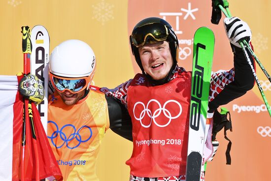 2018 Winter Olympics. Freestyle skiing. Men. Ski cross