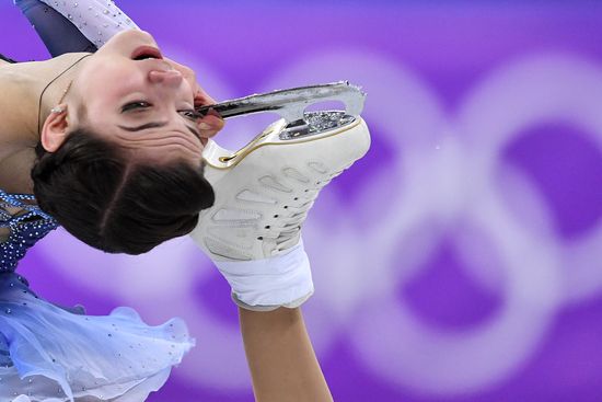 2018 Winter Olympics. Figure skating. Women. Short program