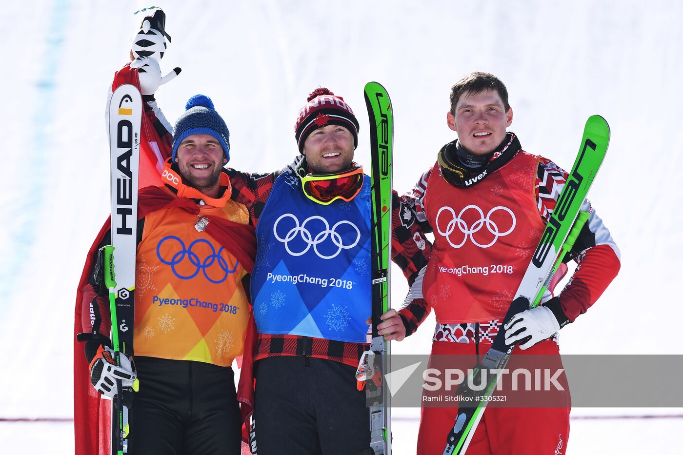 2018 Winter Olympics. Freestyle skiing. Men. Ski cross