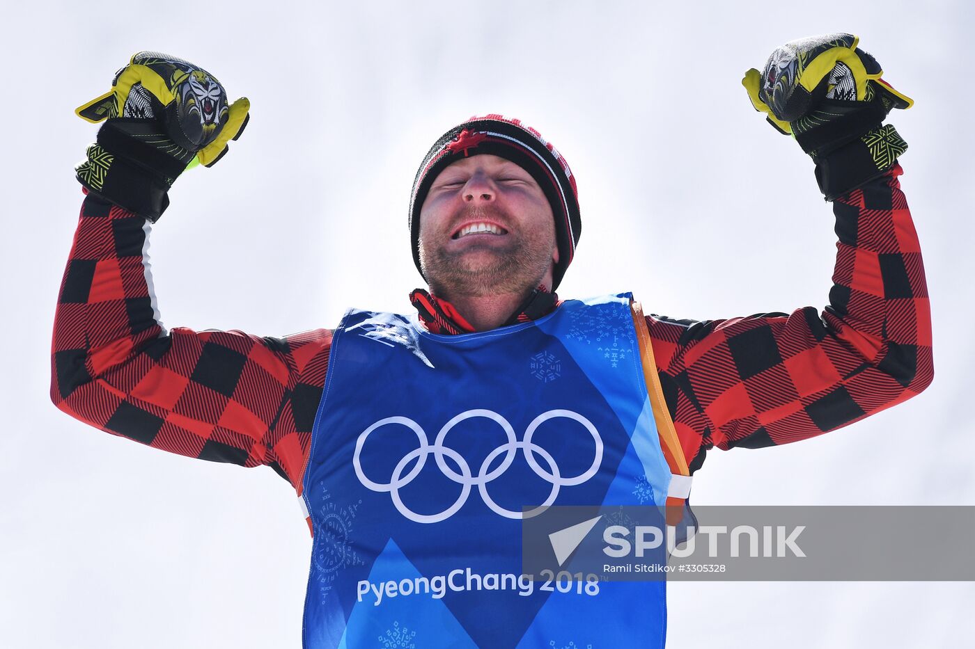 2018 Winter Olympics. Freestyle skiing. Men. Ski cross