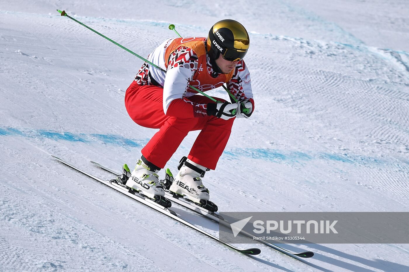 2018 Winter Olympics. Freestyle skiing. Men. Ski cross