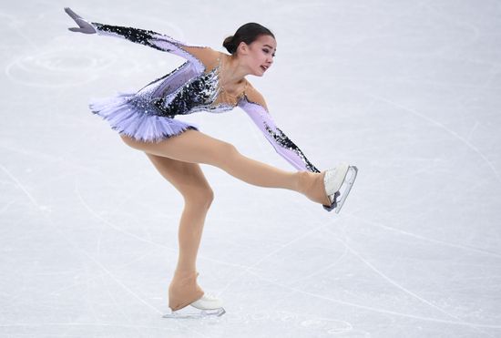 2018 Winter Olympics. Figure skating. Women. Short program