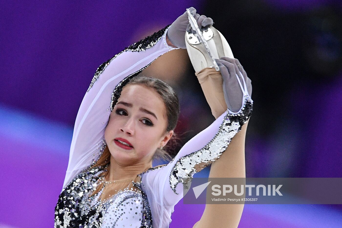 2018 Winter Olympics. Figure skating. Women. Short program