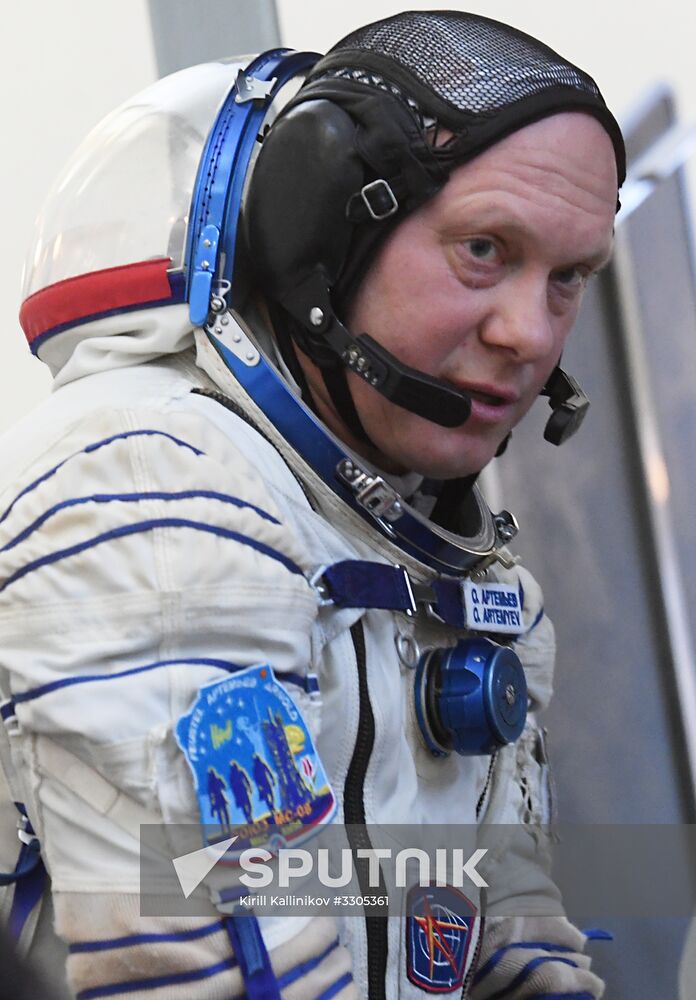 Full drill and testing for ISS Expedition 55/56 main crew