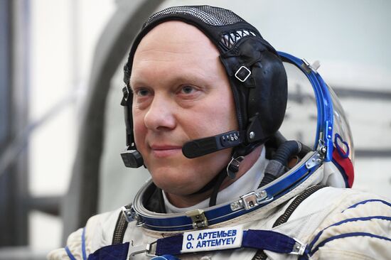 Full drill and testing for ISS Expedition 55/56 main crew