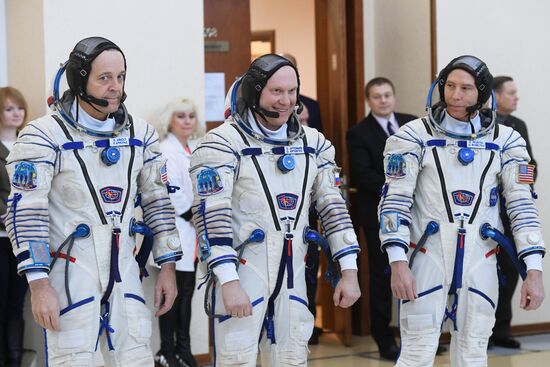 Full drill and testing for ISS Expedition 55/56 main crew