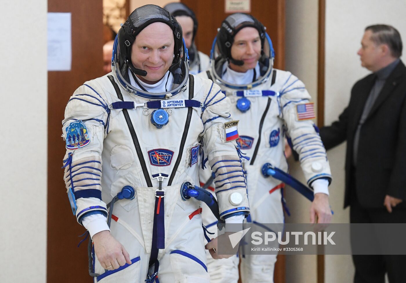 Full drill and testing for ISS Expedition 55/56 main crew