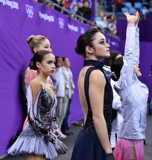 2018 Winter Olympics. Figure skating. Women. Short program