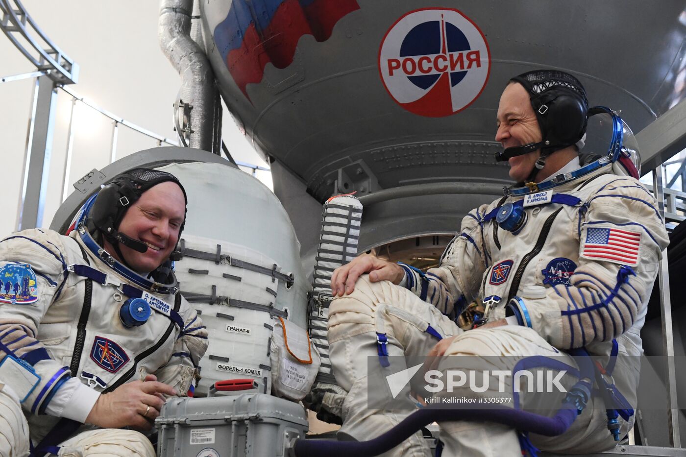Full drill and testing for ISS Expedition 55/56 main crew