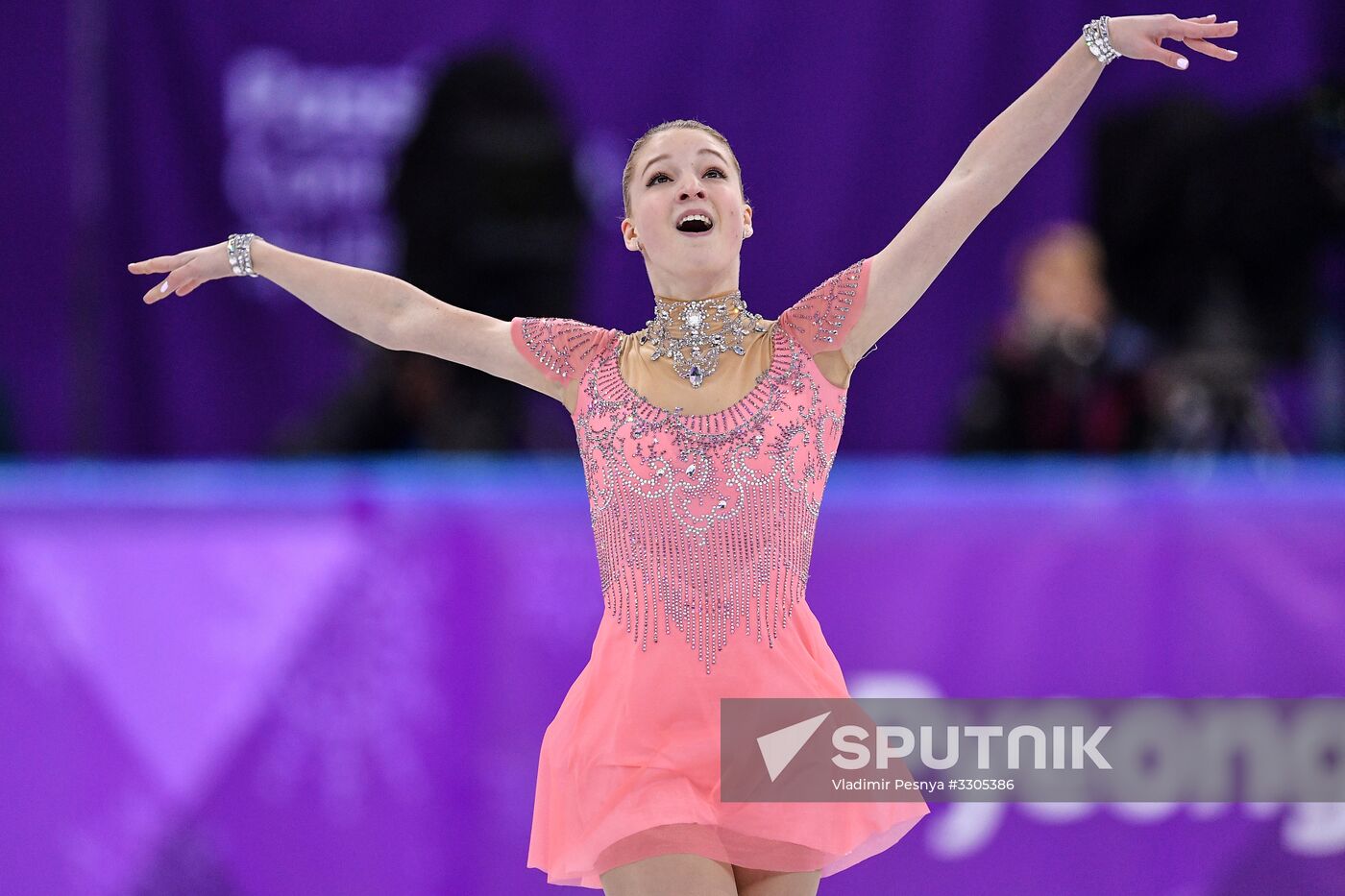 2018 Winter Olympics. Figure skating. Women. Short program