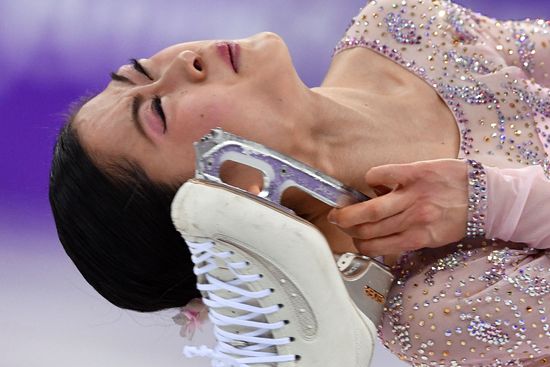 2018 Winter Olympics. Figure skating. Women. Short program