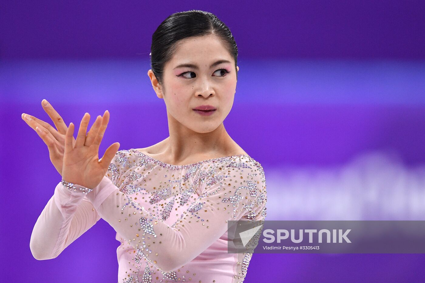 2018 Winter Olympics. Figure skating. Women. Short program