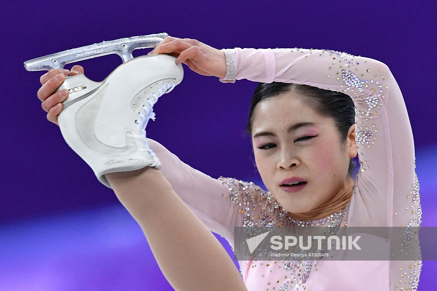 2018 Winter Olympics. Figure skating. Women. Short program