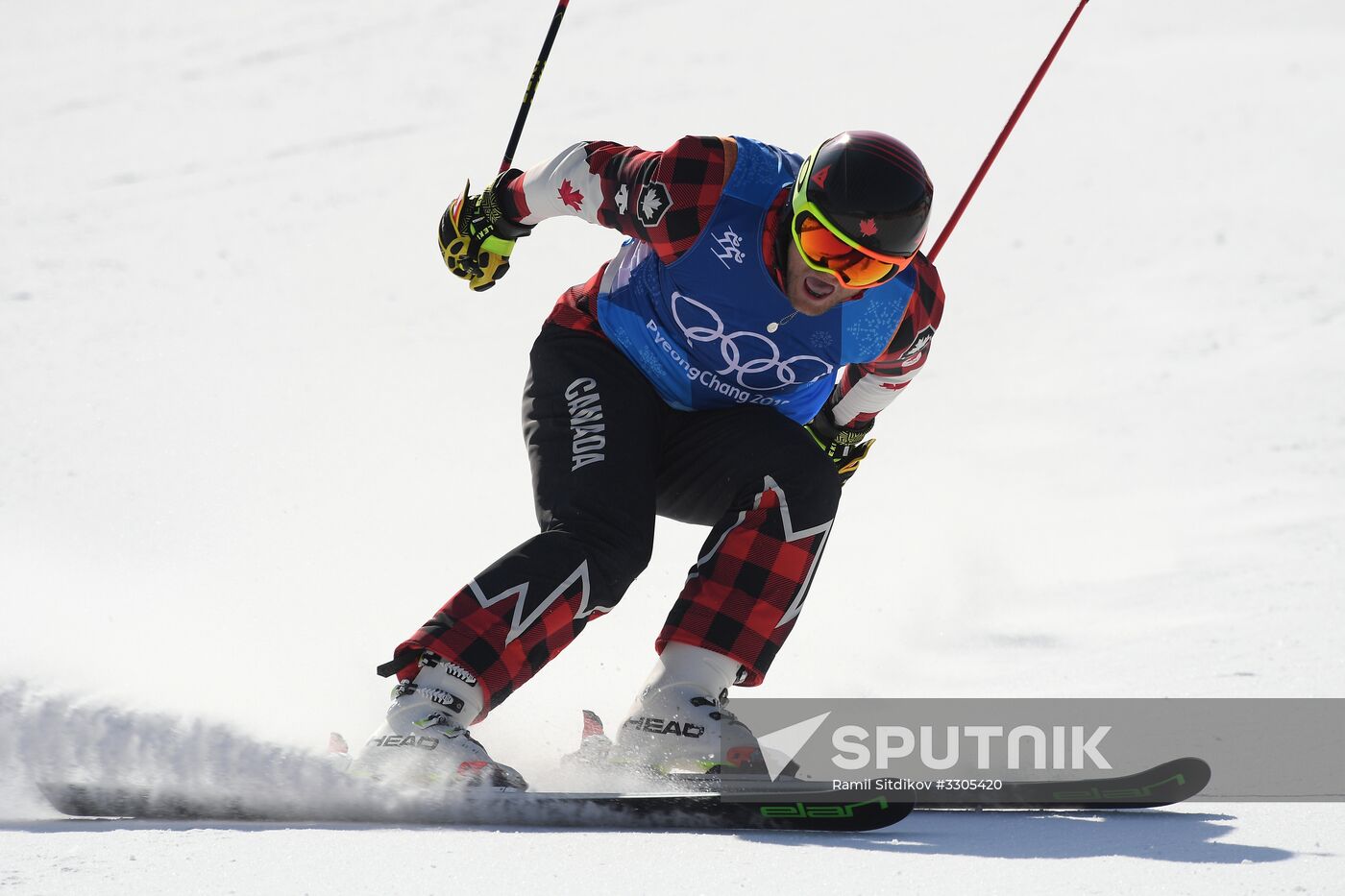 2018 Winter Olympics. Freestyle skiing. Men. Ski cross