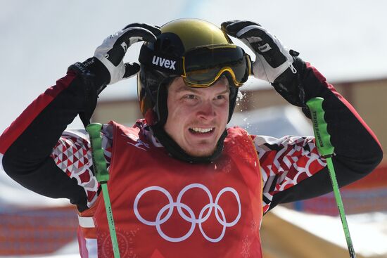 2018 Winter Olympics. Freestyle skiing. Men. Ski cross