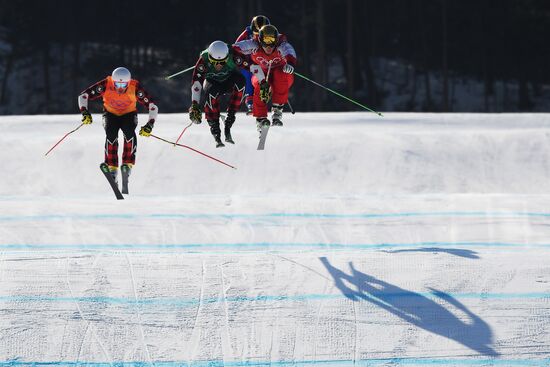 2018 Winter Olympics. Freestyle skiing. Men. Ski cross