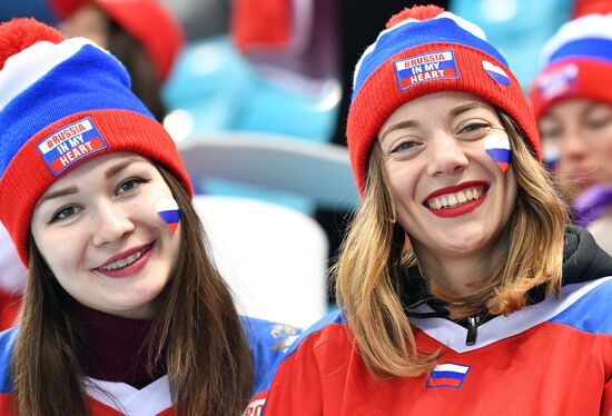 2018 Winter Olympics. Ice hockey. Men. Russia vs. Norway