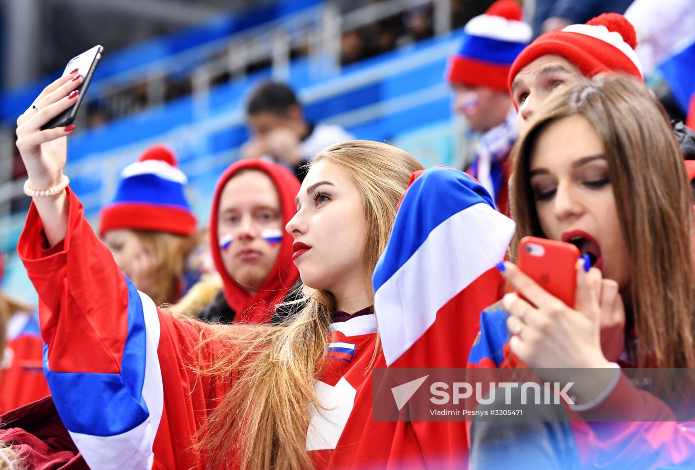 2018 Winter Olympics. Ice hockey. Men. Russia vs. Norway