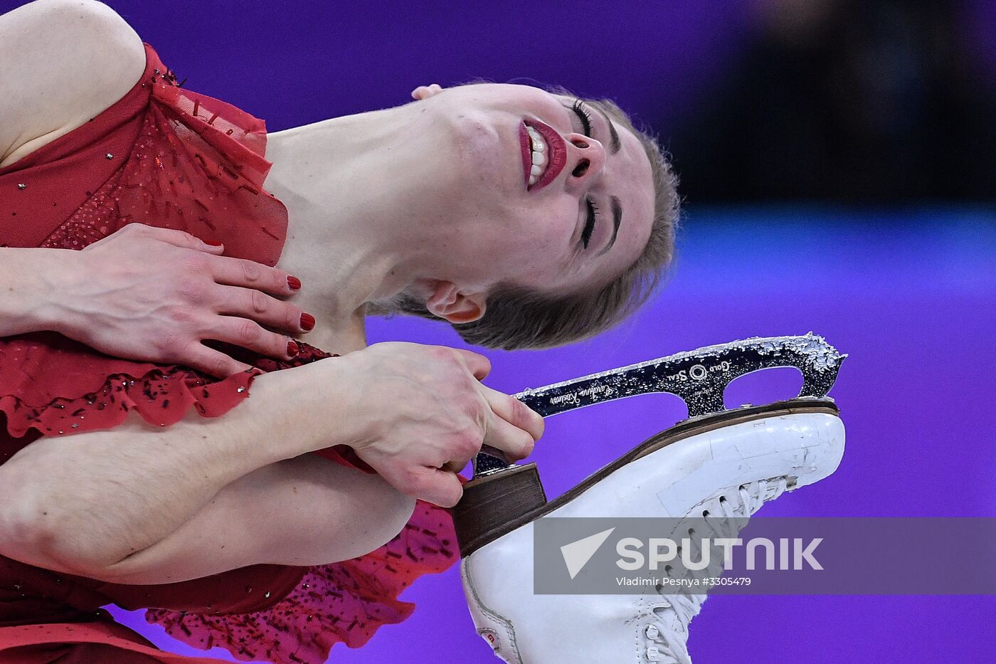 2018 Winter Olympics. Figure skating. Women. Short program