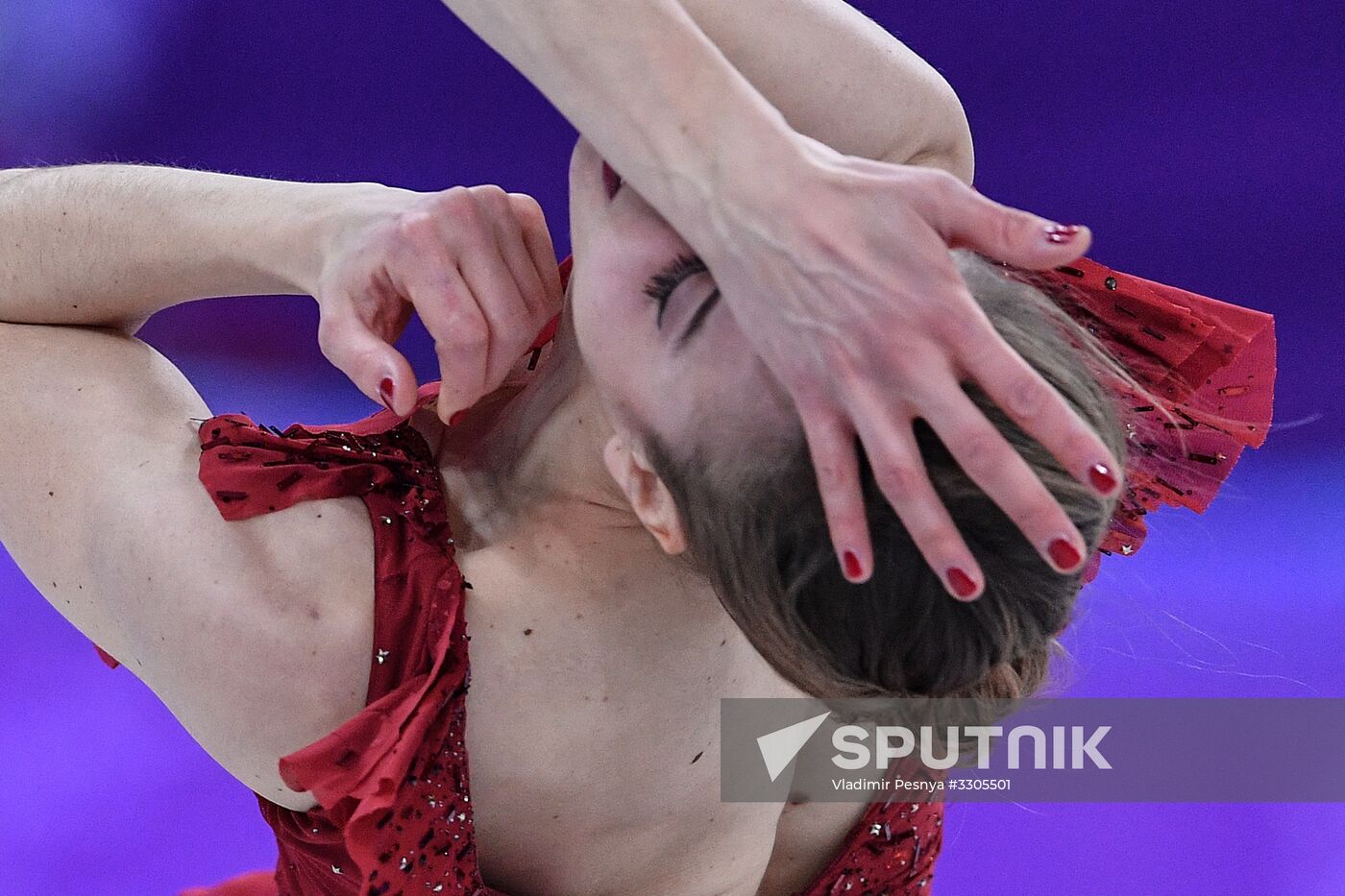 2018 Winter Olympics. Figure skating. Women. Short program