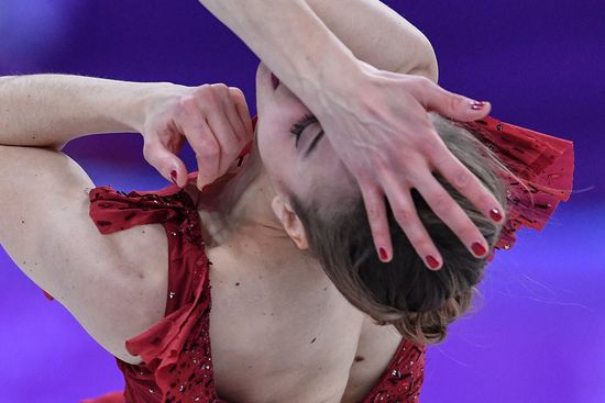2018 Winter Olympics. Figure skating. Women. Short program