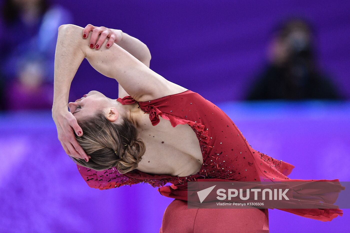 2018 Winter Olympics. Figure skating. Women. Short program